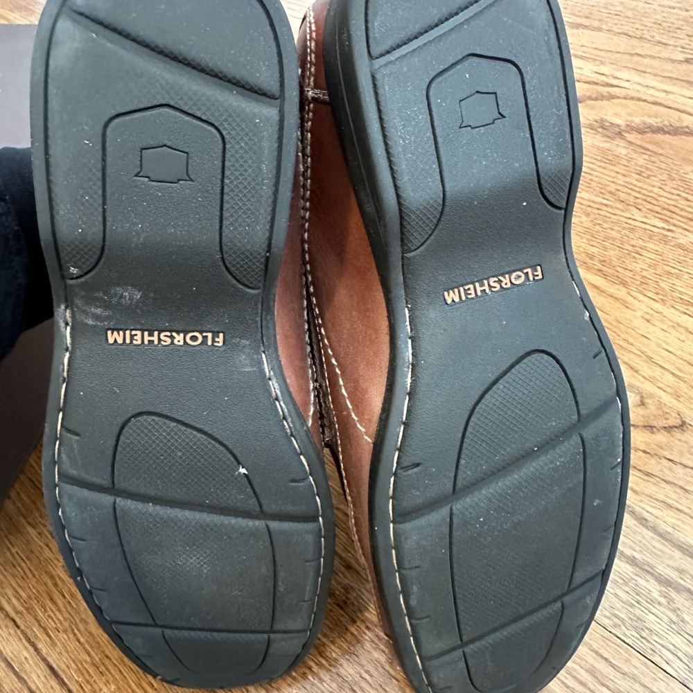 Florsheim Men’s Edenton Chestnut 9.5 Loafers - Picture 11 of 15